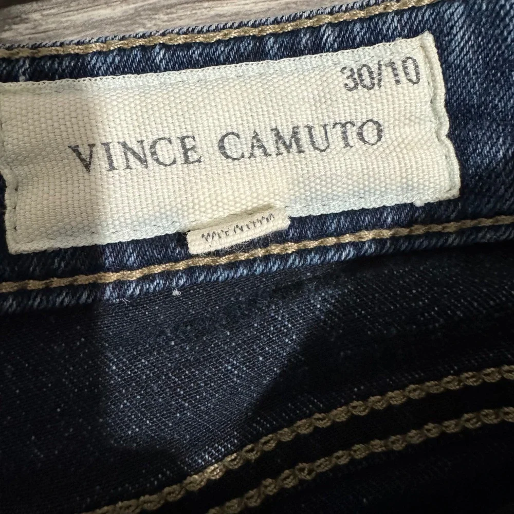 Vince Camuto Womens Skinny Jeans‎ Dark Wash Blue Size 30/10 Stretch Denim
